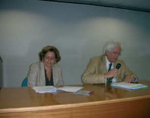 Dr.ssa Rosa Troncelliti e il Prof. Giovanni Pellettieri
