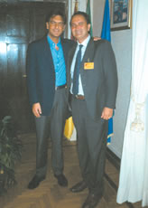 L'Onorevole Enrico Gasbarra e il Dott. Eugenio Raimondo